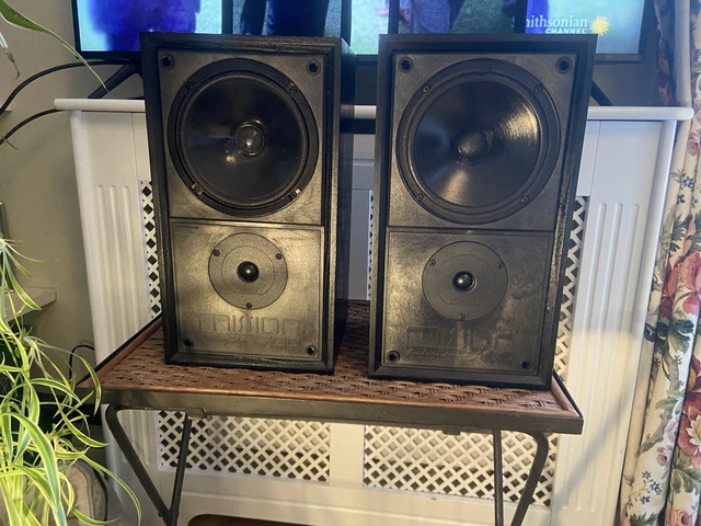 Paire D'Enceintes HECO LAB2 Vintage - Caisse En Bois 40-200W - Fabriqué En Allemagne 1985