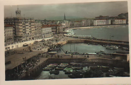 Antigua Postal De San Sebastian El Puerto Old Postcard Postkarte         Cc01087