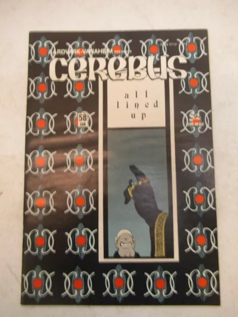 Cerebus #58 January 1984 Near Mint 9.4 Aardvark Vanaheim All Lined Up