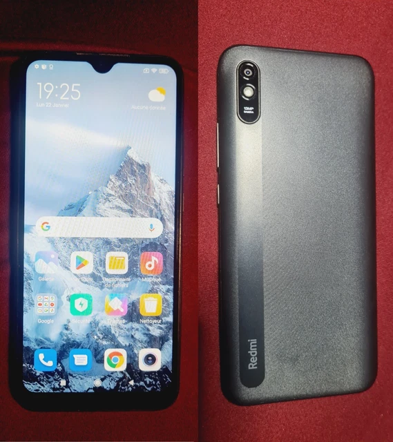 Smartphone Redmi 9C NFC - 32 Go, Double SIM, Gris De Minuit - Débloqué, état Occasion Correct