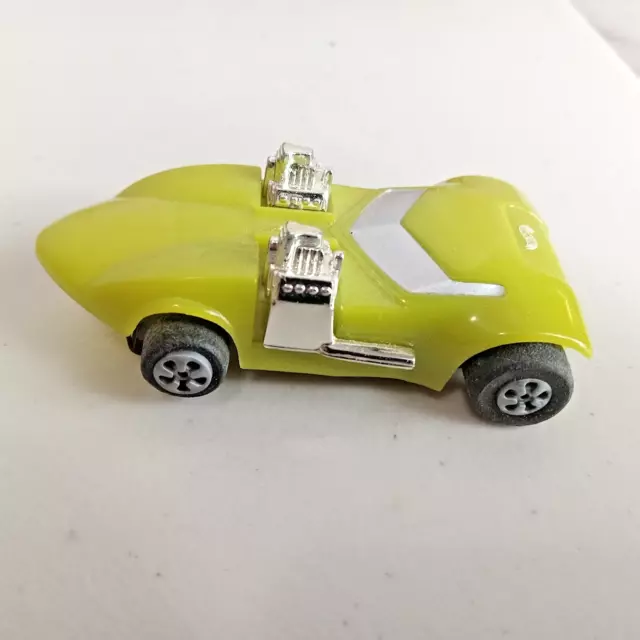 Tyco  HO Slot Car  Funny Car Hot Wheels Lime Green Vintage