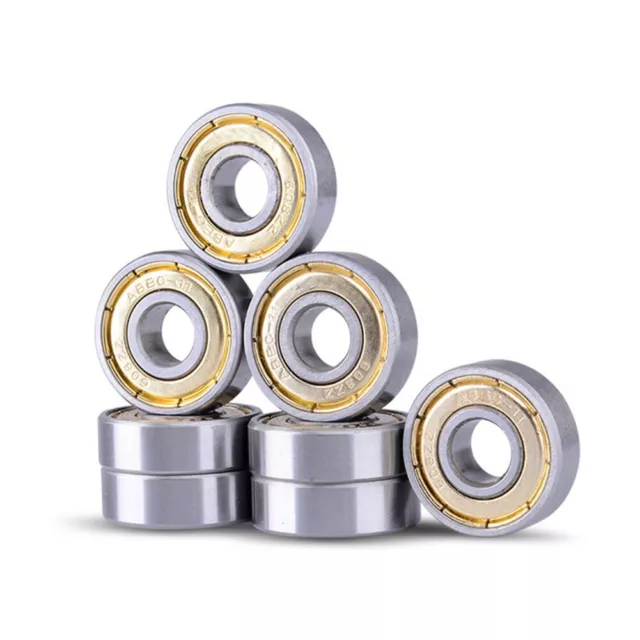 Double Sided Dust Cover Stainless Steel Bearings 608ZZ ABEC11 for Skateboard