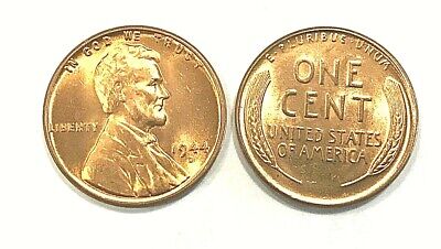 1944 D Lincoln Wheat Cent  - 1 (ONE)  Red Uncirculated Coin