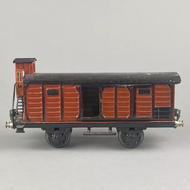 Marklin Gauge-1 Box Car - Vintage Pre-War Tinplate , made in Germany