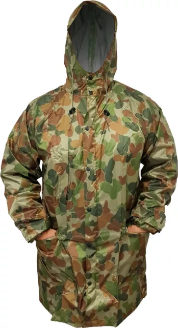 TAS 2XL DPCU Auscam Camo Rain Jacket/Coat - Cadets,Hunting,Camping Waterproof