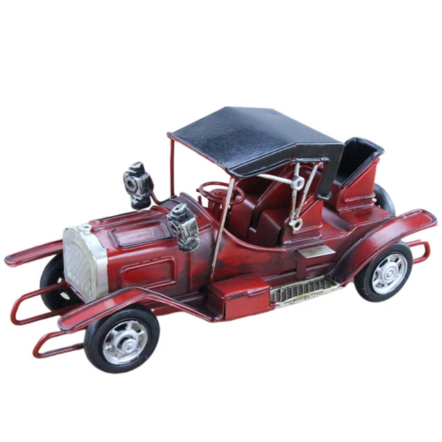 Targa di ferro europea auto artigianato delicato camion desktop modello auto classico