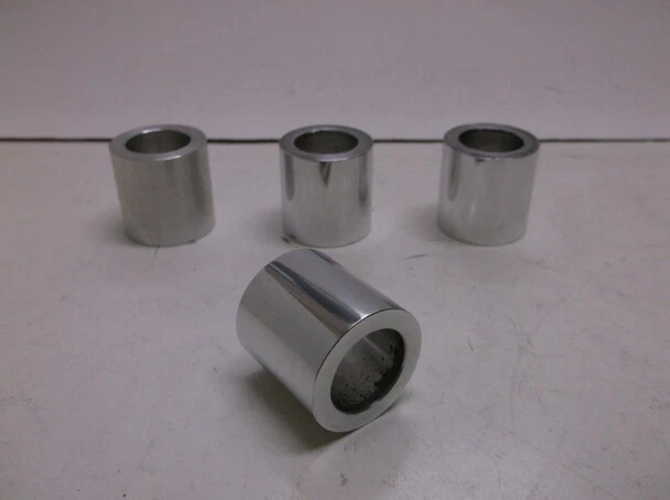 40 Big Dog #21371 Polished Wheel Spacers Adaptable to Choppers with 3/4" Axles
