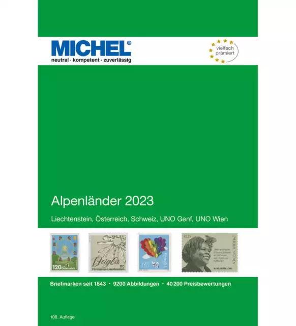 MICHEL Europa - Band 1 2023 "Alpenländer"   B-Ware