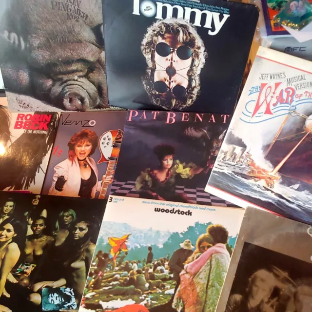 LP ´s zum raussuchen Jimi Hendrix-Queen-Tommy-Pat Benatar-KIN PING MEH.....