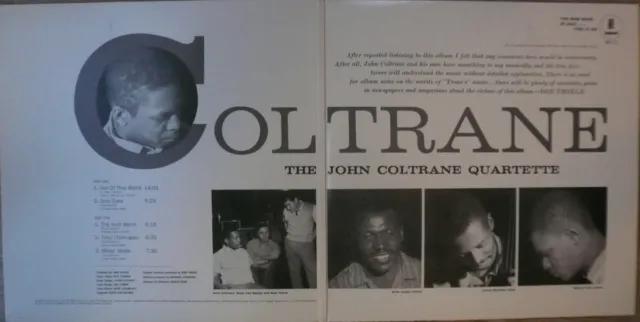 RARE LIMITED LP JOHN COLTRANE QUARTET IMPULSE! HARD BOP MODAL Remastered Virgin 2