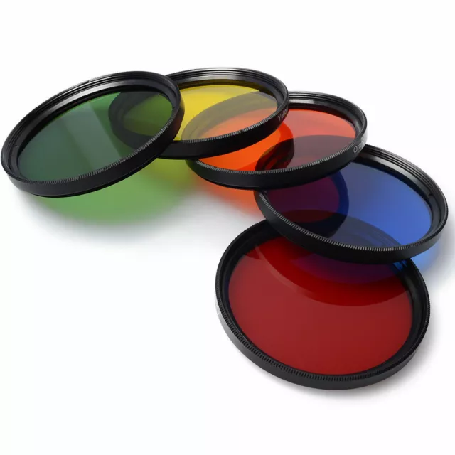 DSLR Camera Lens Color Filter 37/40.5/43/46/49/52/55/58/62/67/72/77mm for Sonyc