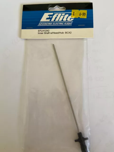 E-Flite Eflh1242 Inner Shaft With Head/Hub Bcx2 Helicopter Spares