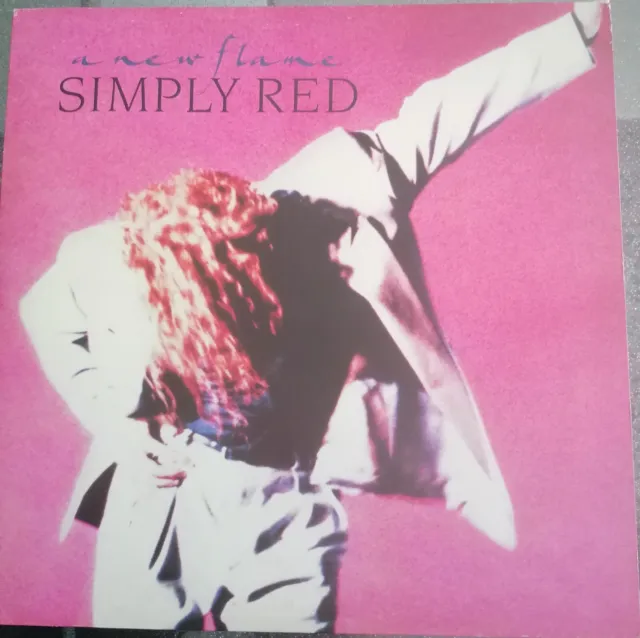 Disco Vinile 33 giri LP SIMPLY RED - A NEW FLAME 1989 WEA Records