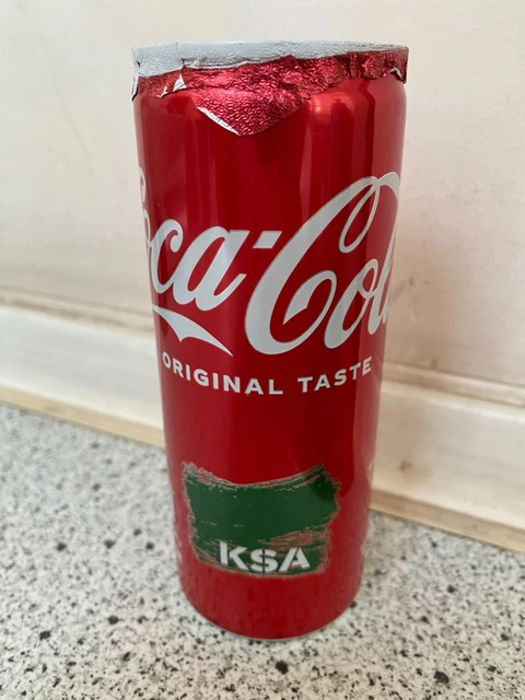 Saudi Arabia Coca-Cola Can FIFA World Cap KSA flag