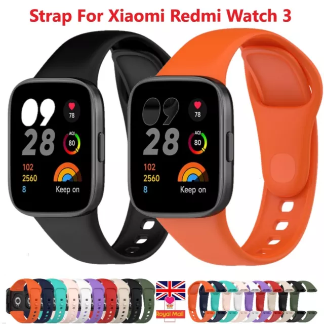 Strap For Xiaomi Redmi Watch 3 (M2216W1)  Watch Silicone Replacement Sport Band