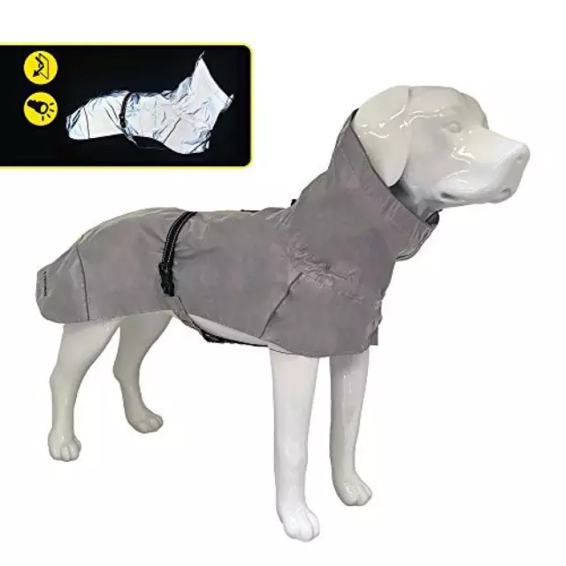 (TG. 25 cm) Croci Hiking Cappotto Per Cani, Impermeabile Per Cani, Makalu, Foder