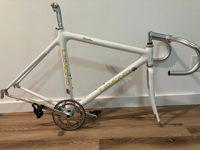 Lemond Chambery Carbon 54CM Road Frameset Cinelli Shimano Crank 54 NO RESERVE