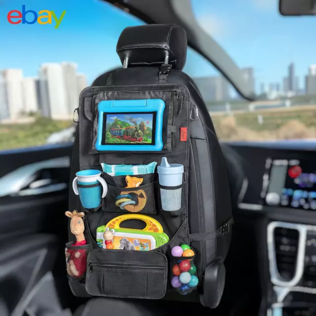 Car Seat Back Seat Organiser Multi Pocket Storage Travel Tidy Bag Holder Kids