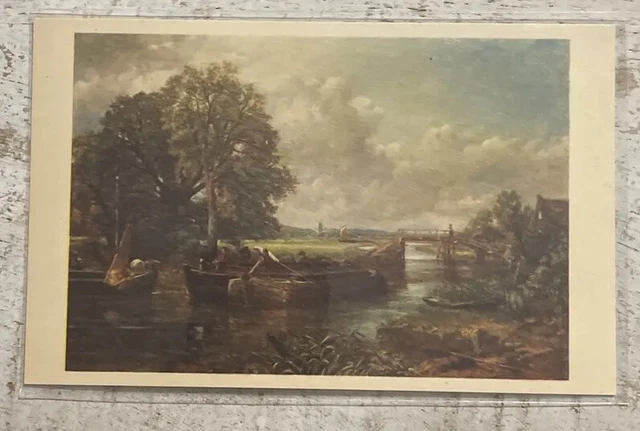 Postcard ~ 5.5x3.5 inches View On The Stour Near Dedham By John Constable