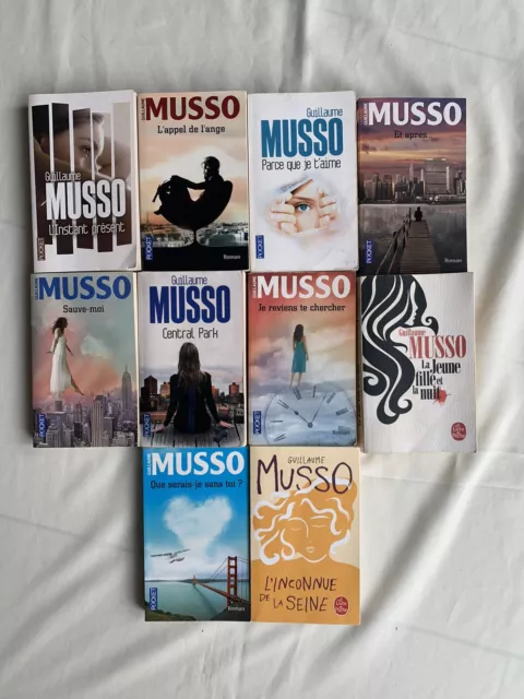 Lot de 7 livres Guillaume Musso - Liouda Livre