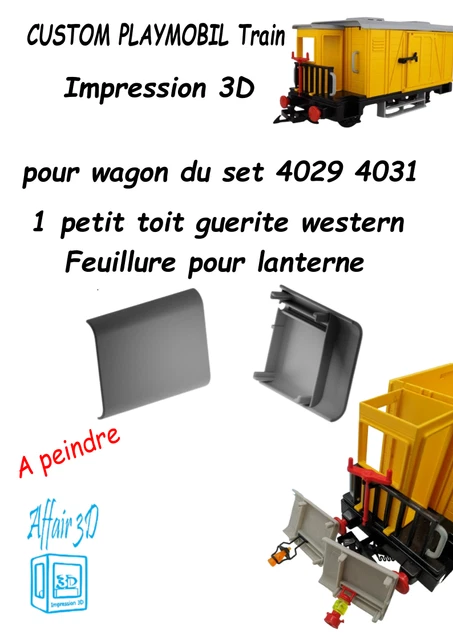 PLAYMOBIL TRAIN 4000 deux rails offertes condensateur de vitesse EUR 1.000,00 - FR
