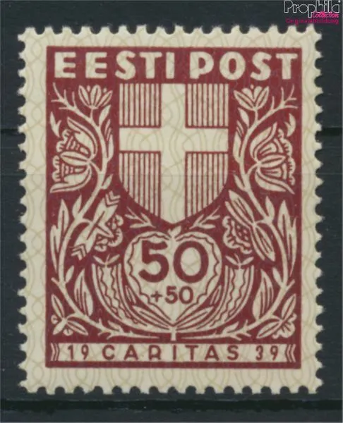 Briefmarken Estland 1939 Mi 145 postfrisch(9276911