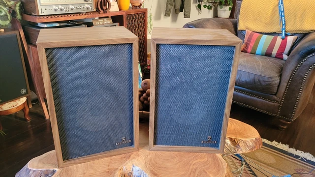 VINTAGE GRUNDIG MODEL 1001 hi-fi speakers, retro, MCM, stereo, speakers