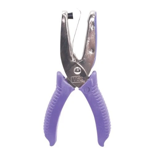 McGill 2 Reach Punchline Hole Punch, 5/16 Inch Round, Chrome/Purple