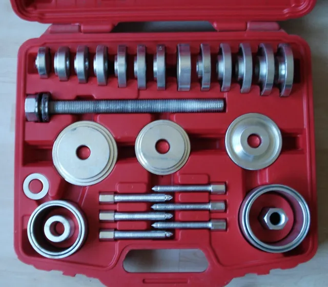 KFZ Radlager Werkzeug Set Universal Radlager Reparatur Radnabenwechsel  31-tlg - Werkzeug für Werkstatt & Haushalt