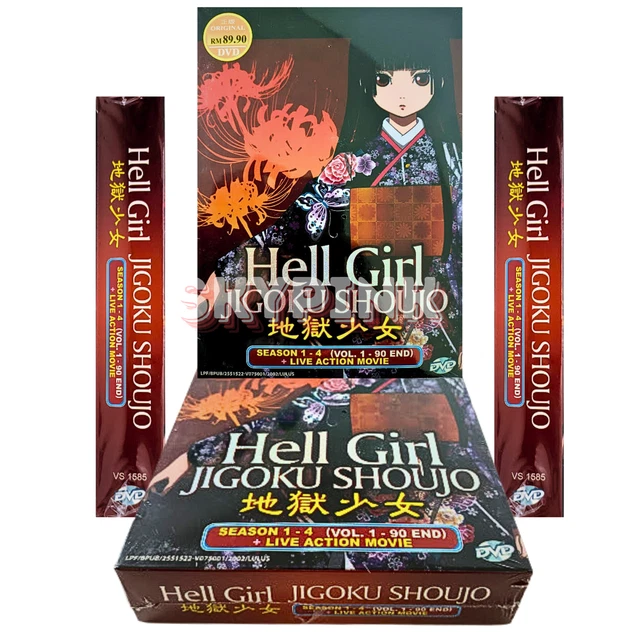 ANIME HELL GIRL Jigoku Shoujo Sea 1-4 Vol.1-90 End +Live Action