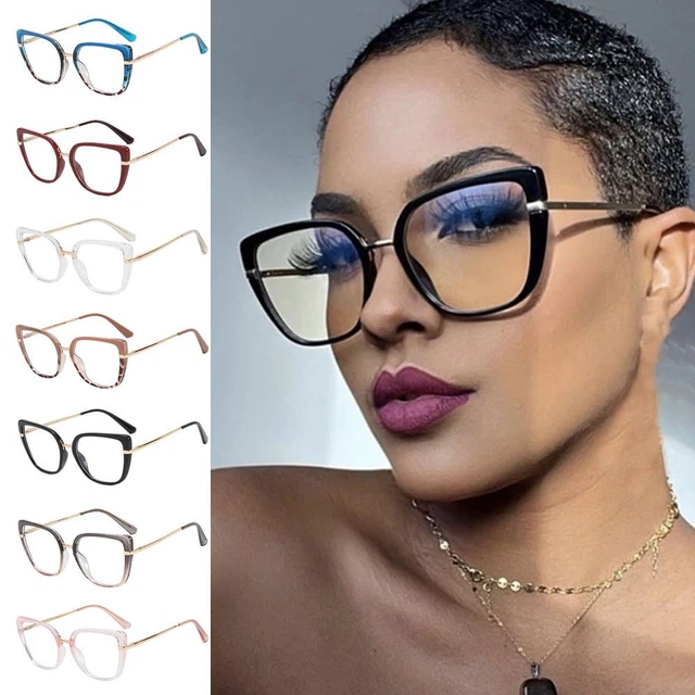 Ultra Light Cat Eye Frame Eyeglasses Reading Glasses Transparent Lens Eyewear