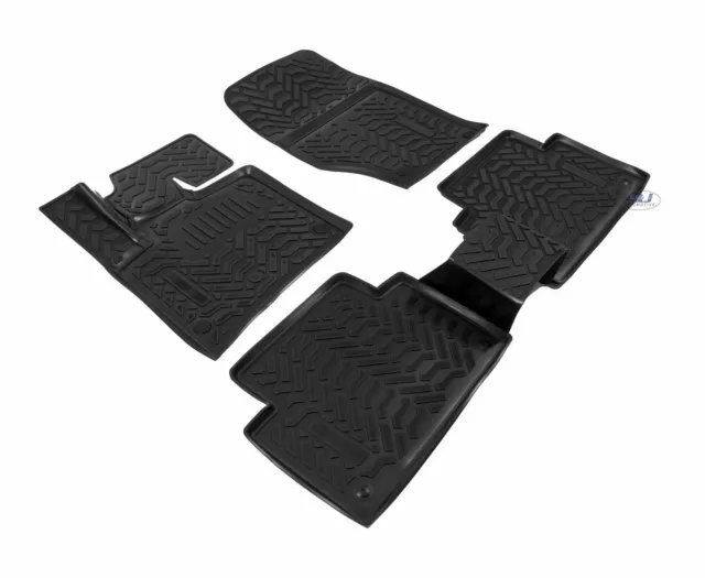 3D EXCLUSIVE TAPIS DE SOL EN CAOUTCHOUC pour  AUDI Q7 2005 -2015 4pcs