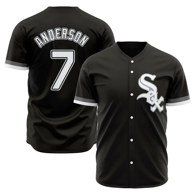 Chicago White Sox Men’s Replica Alternate Jersey Bo Jackson Black Nike