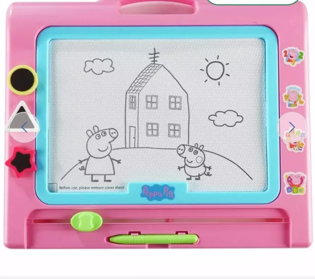 Peppa Pig Deluxe Magnetic Scribbler Drawing Board Educational Kids Creative