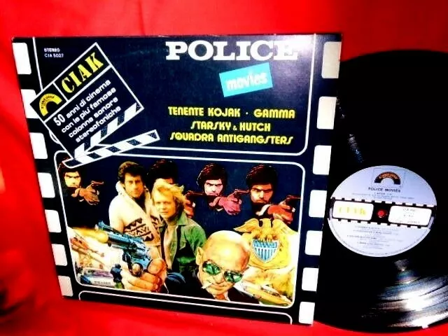 POLICE MOVIES OST LP 1981 ITALY MINT Morricone Cipriani Mark il poliziotto RARE!