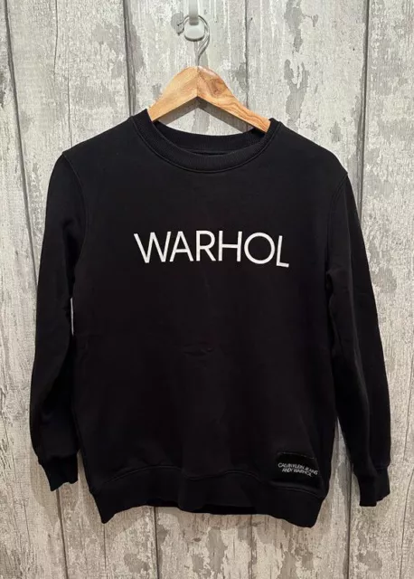 CALVIN KLEIN JEANS x Andy Warhol Black Rare Unisex Jumper