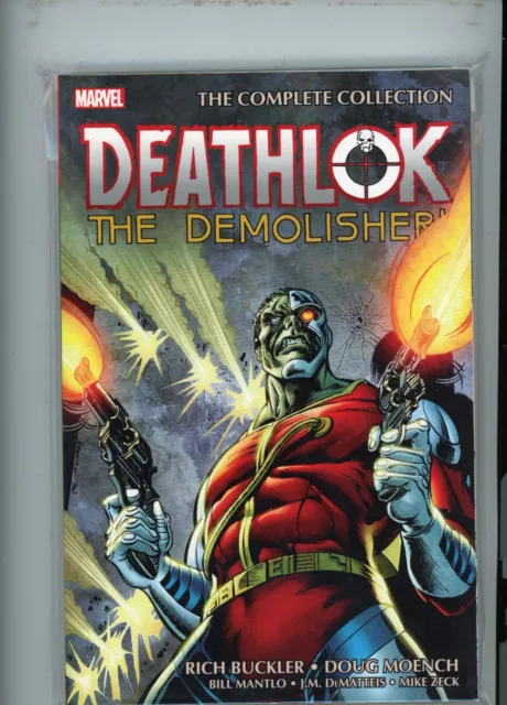 Deathlok The Demolisher The Complete Collection Nm 9.6 Trade Buckler Moench Work