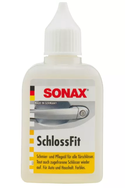 SONAX SCHLOSSFIT OLIO creech 50 ml serratura porta spray serratura porta  cura olio gelo auto EUR 5,90 - PicClick IT