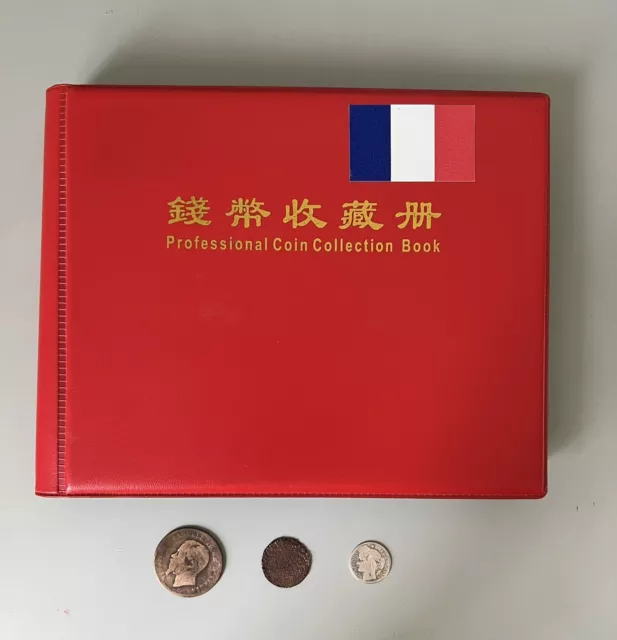Fippy Album de Collection de Pièces de Monnaie à 150 Pochettes