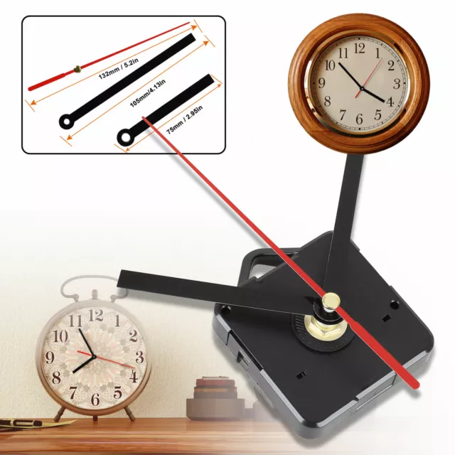 Clock Movement Mechanism Quartz Wall DIY Hands Repair Replacement Tool Parts Kit