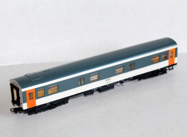 RARE! TRI-ANG HO N°621 VOITURE VOYAGEUR EXPERIENCE DU TRAIN Stephenson S Rocket