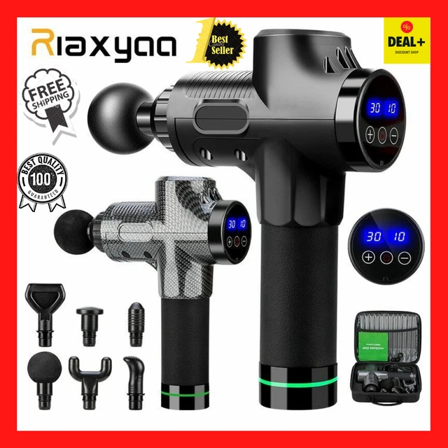 Pistolet de massage Muscle à haute fréquence Relax Corps Masseur électrique...