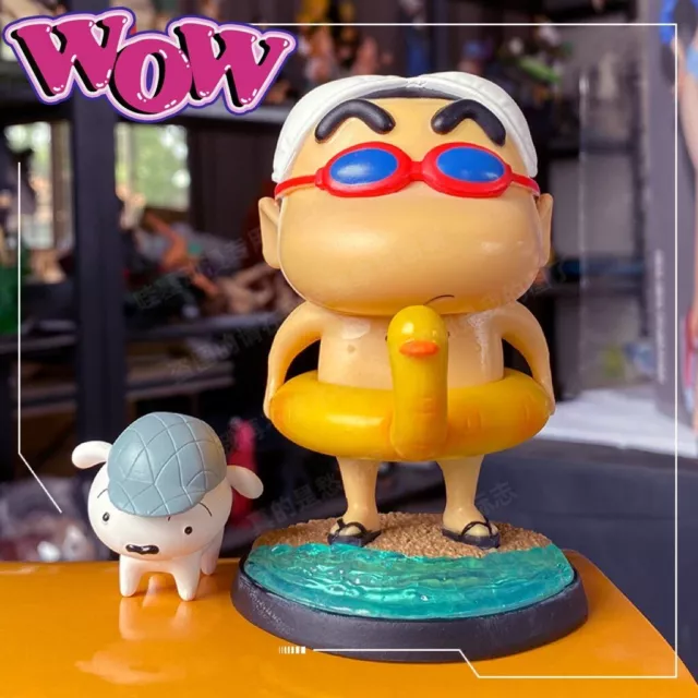 4" Crayon Shin-chan Anime PVC Action Figure Toy Funny Car Decorations-With BOX