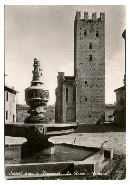 Cartolina - Repubblica - 1952 - Castell'Arquato (Piacenza) - La Rocca - FG - VG