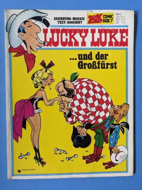 ZACK COMIC BOX # 7 LUCKY LUKE und der Großfürst  Koralle Verlag 1973