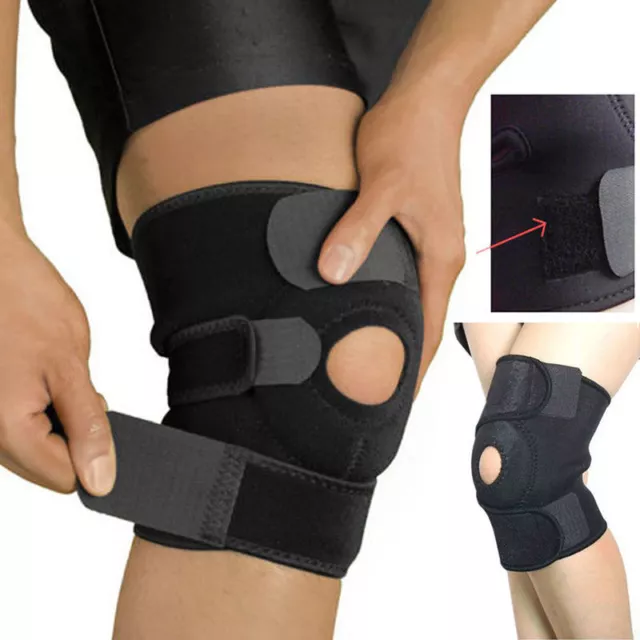 1x Universal Patella elastische Kniestrebe Befestigungselement Unterstützung Schutz Sportbandage UK