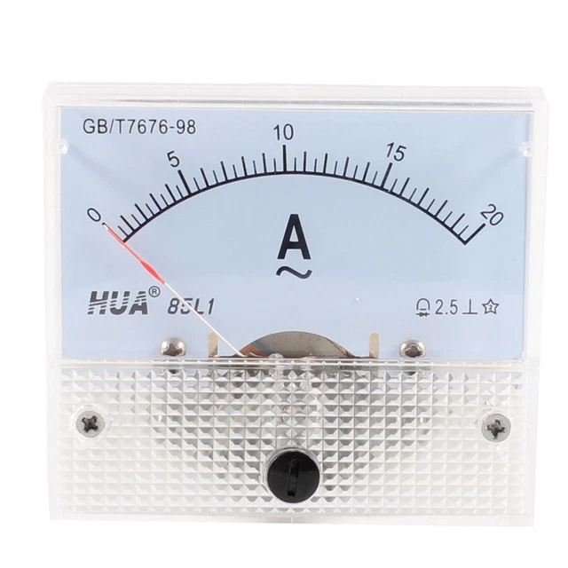 Medidor Analógico De AMP Y VOLT DC - Panel Para Medir Corriente Y Voltaje, Modelo DH-670