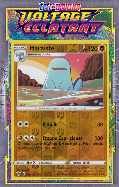 Maraist Reverse-EB04:Bright Voltage - 084/185 - New French Pokemon Card