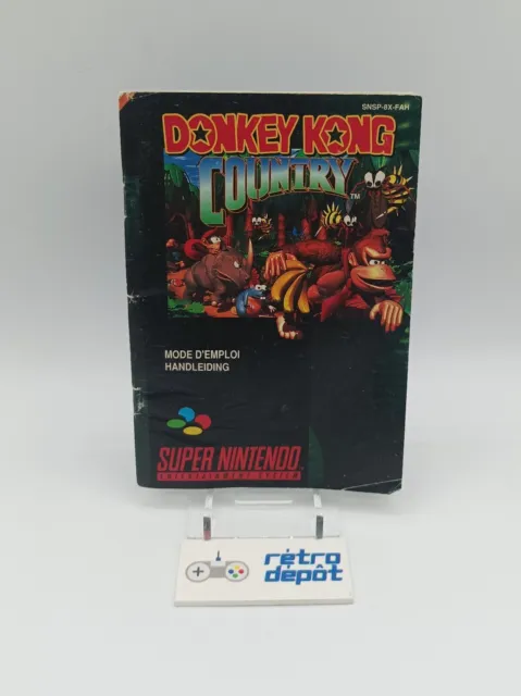 Notice Donkey Kong Country / Super Nintendo SNES / PAL / FR / FAH