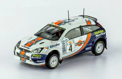 Ford Focus RS 2001 Colin McRae raro WRC Rally coche diecast 1:43 + cargador